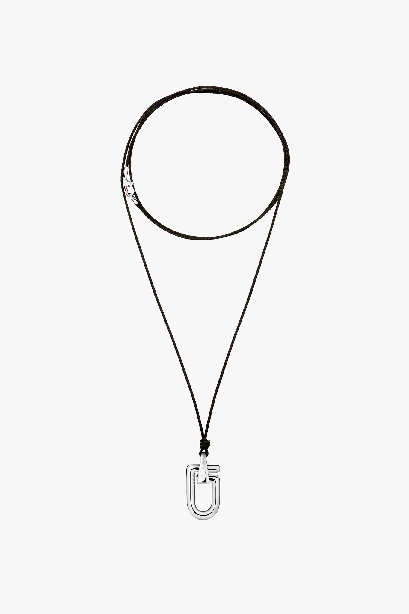 Reine Silver Cord Necklace