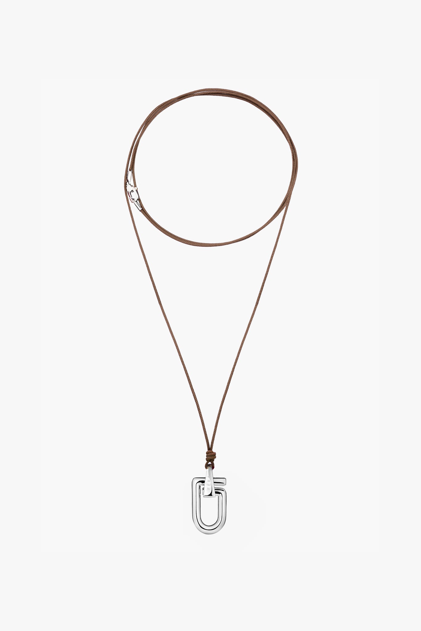 Reine Silver Cord Necklace