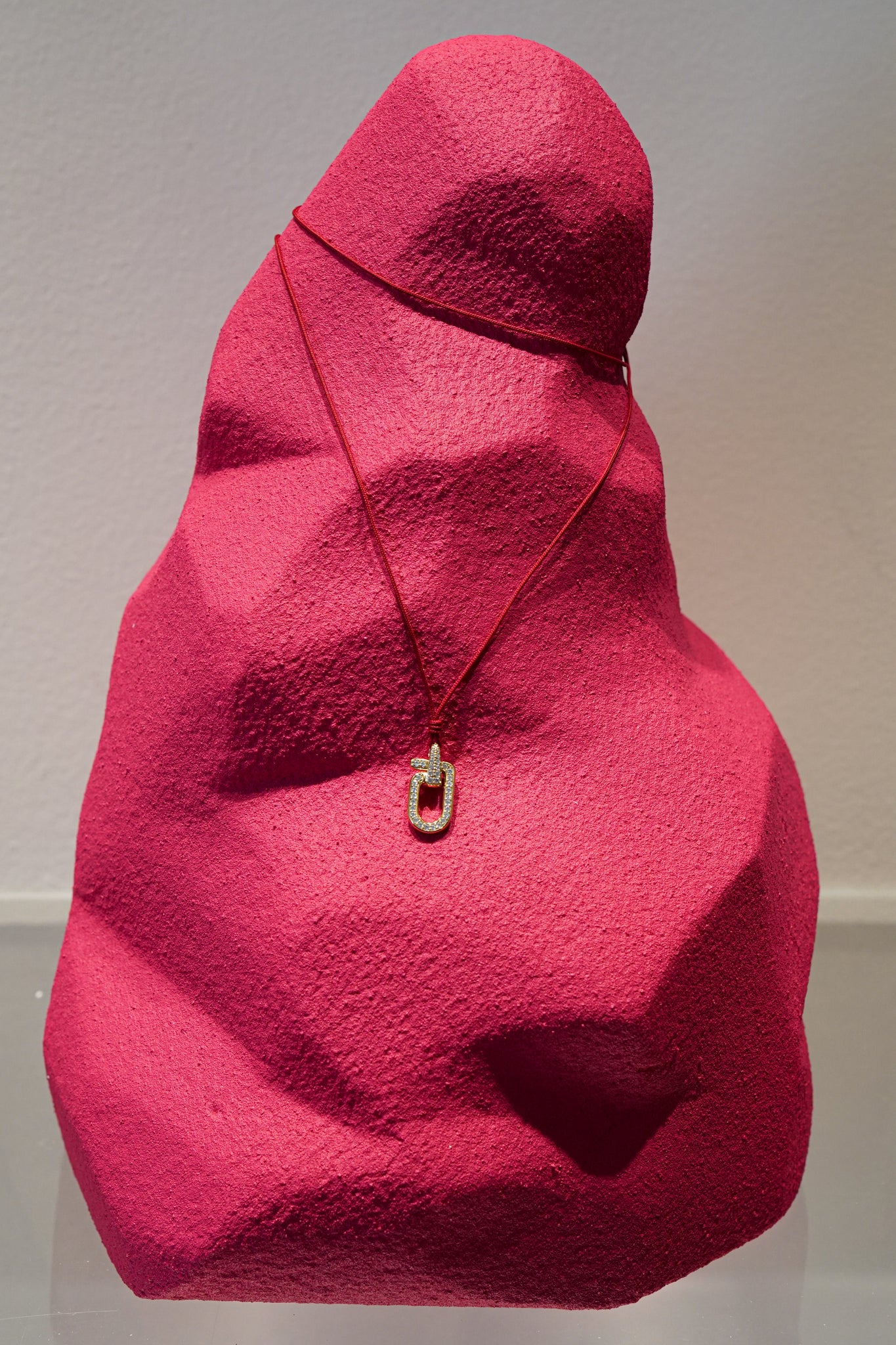 Reine Full Pavé Cord Necklace