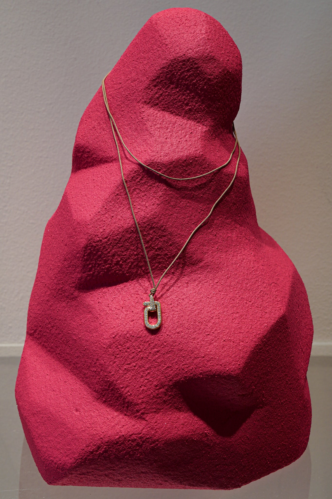 Reine Full Pavé Cord Necklace