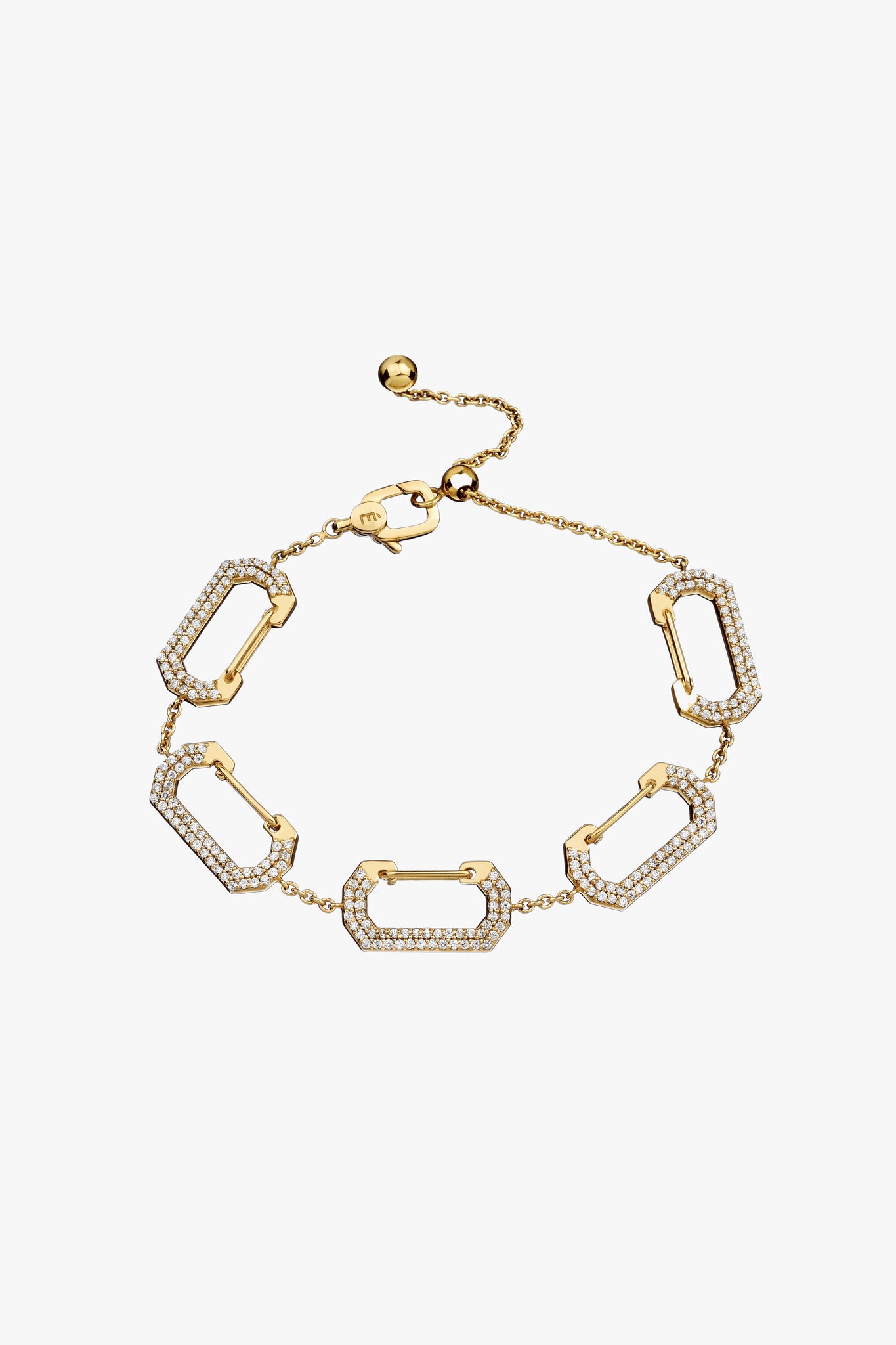 Chiara Link Bracelet Full Pavé