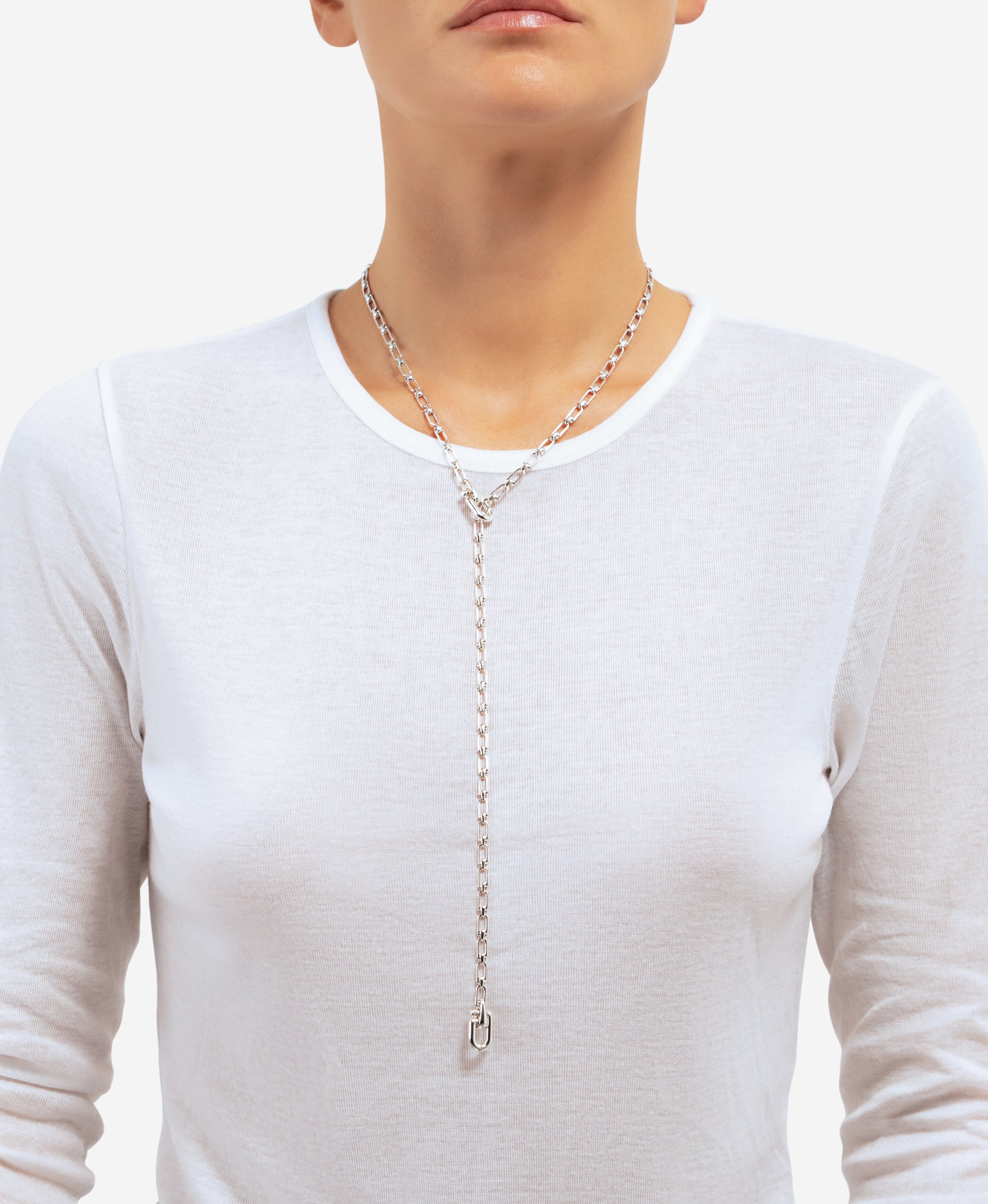 Reine Rosary Silver Necklace