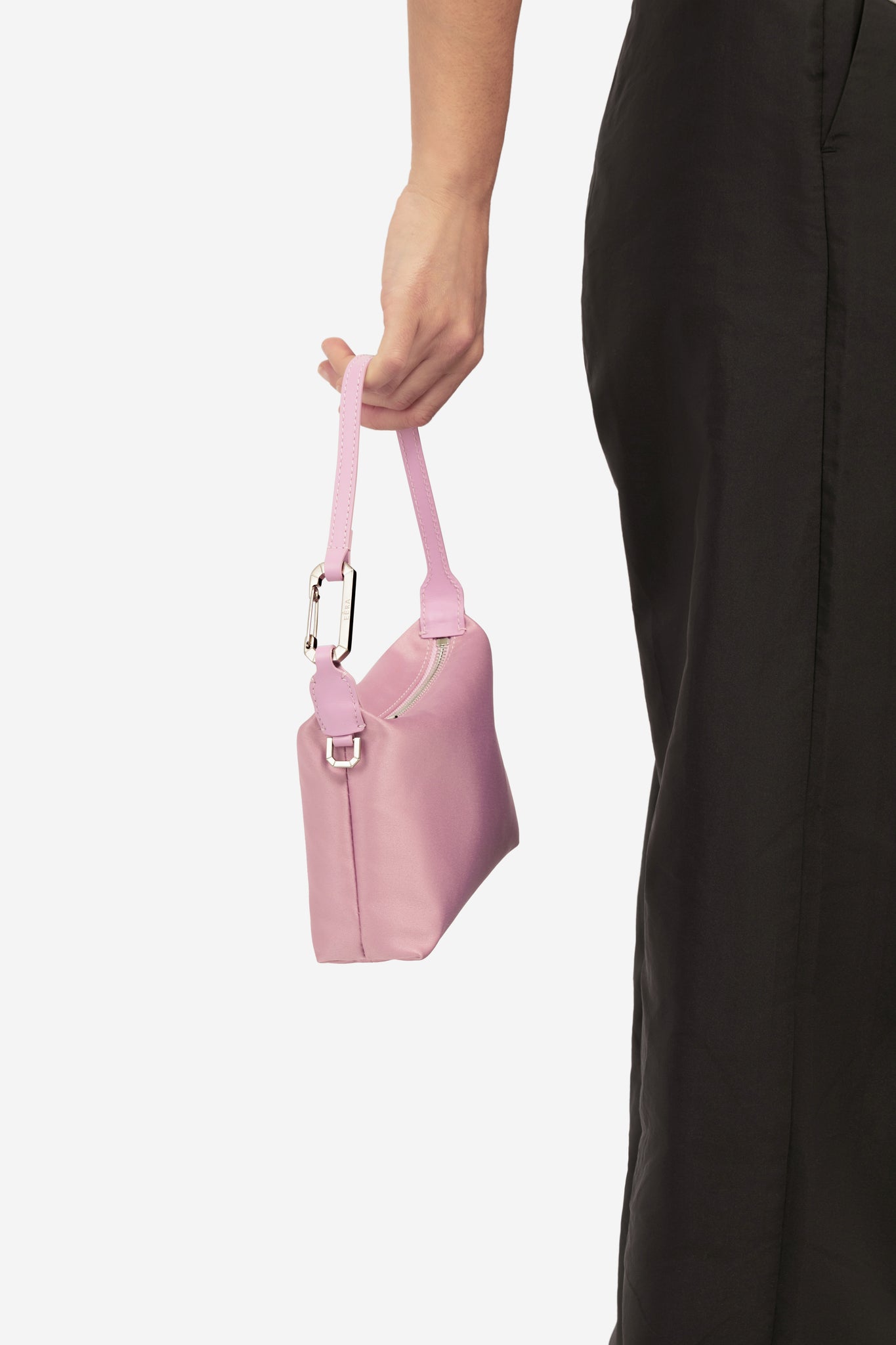 Satin Slim Moon Bag