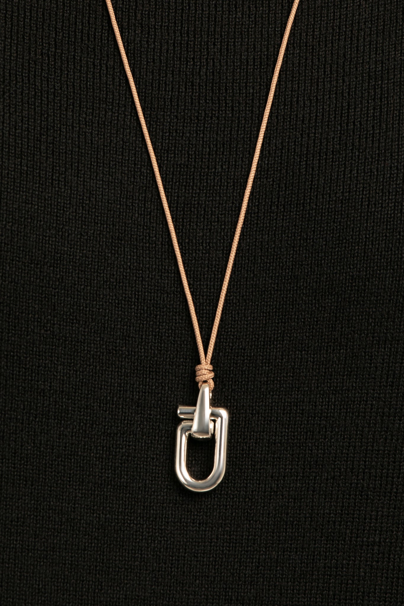 Reine Silver Cord Necklace