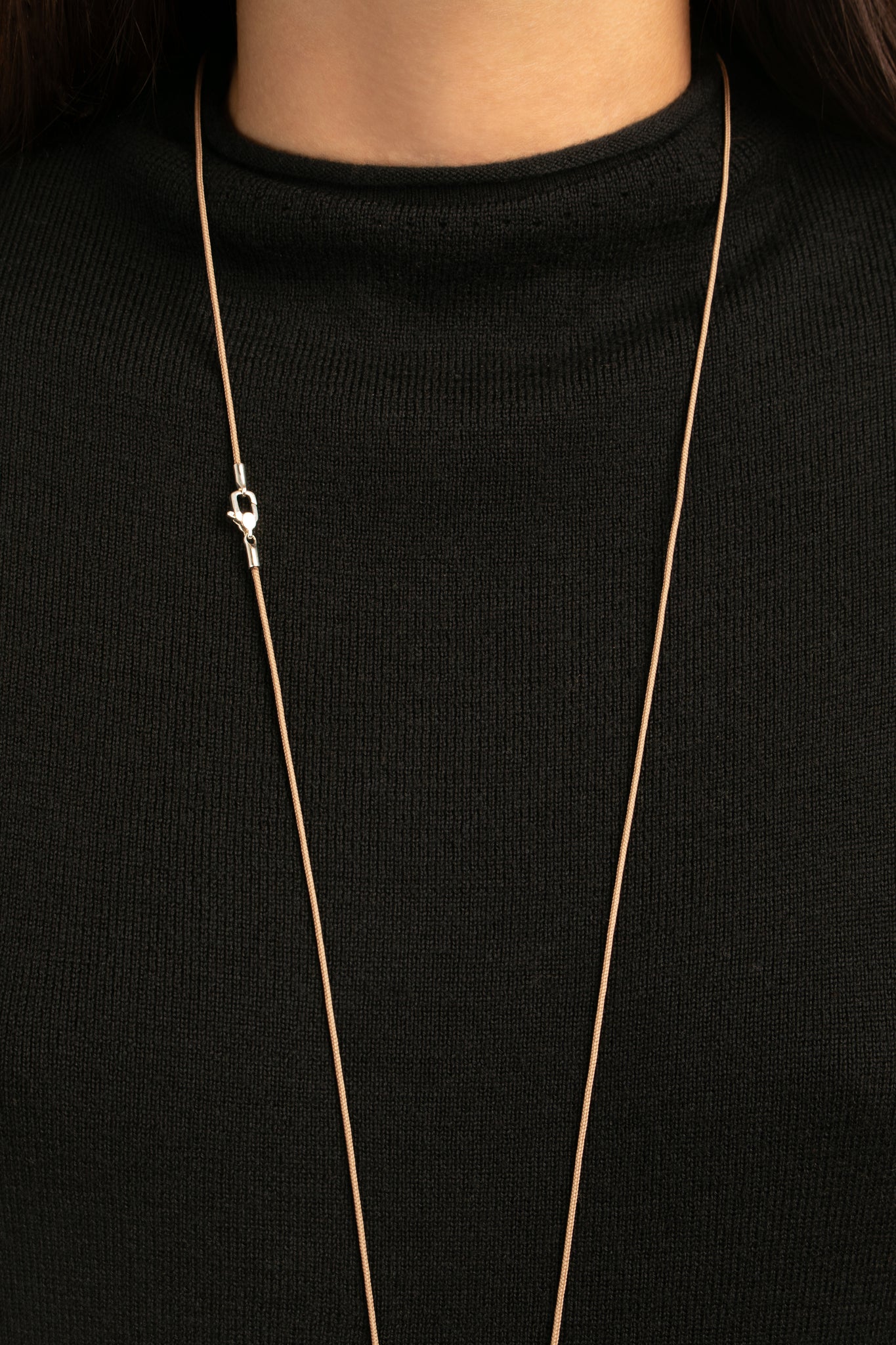 Reine Silver Cord Necklace