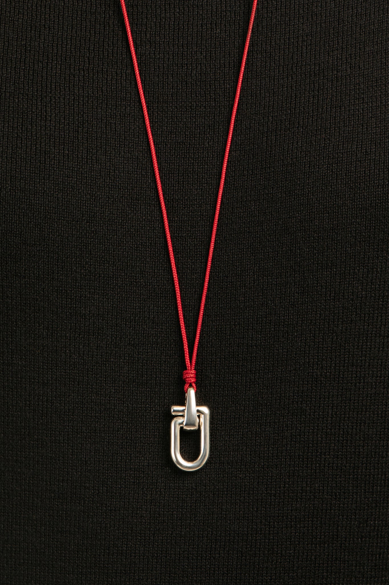 Reine Silver Cord Necklace