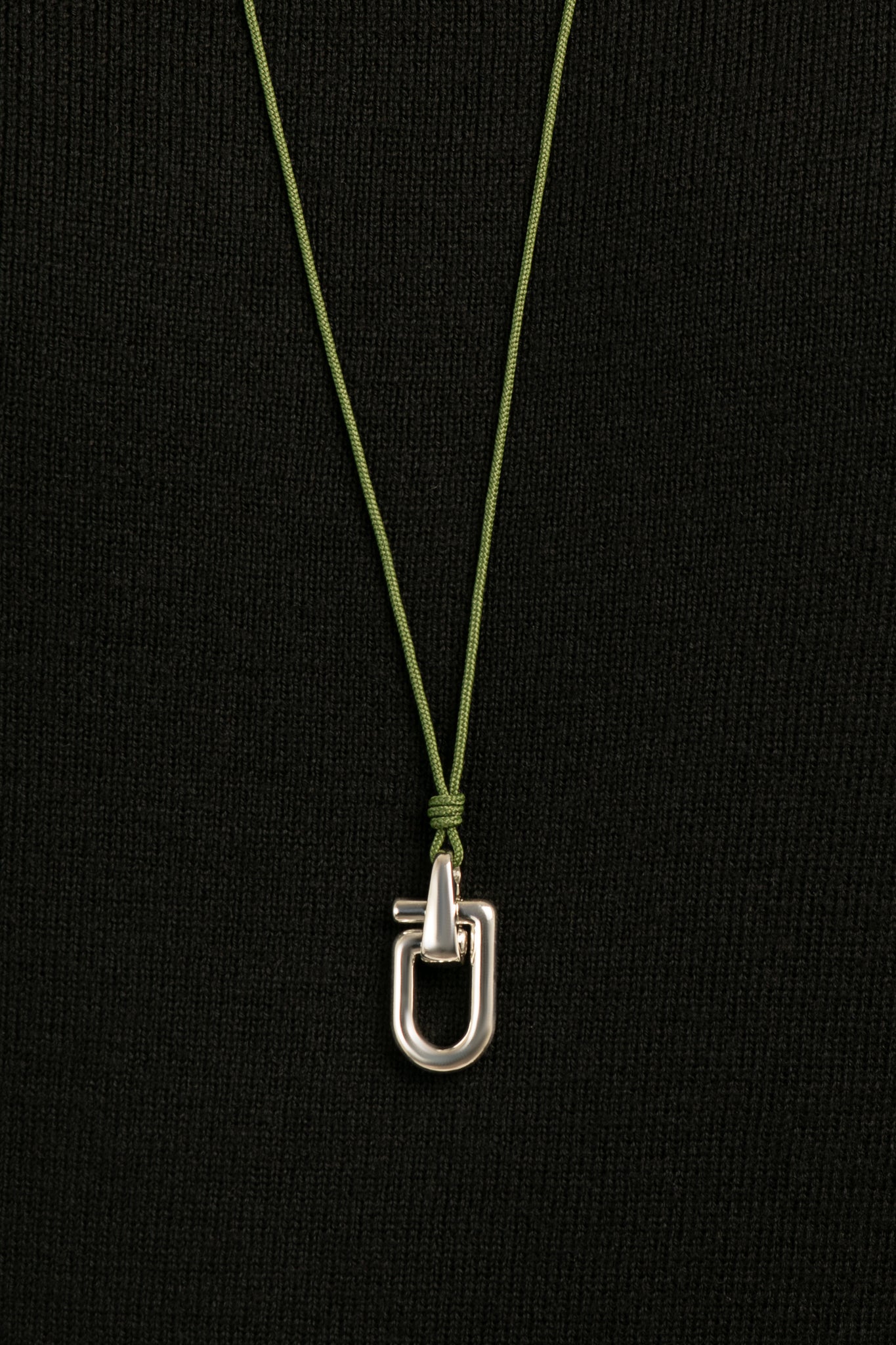 Reine Silver Cord Necklace