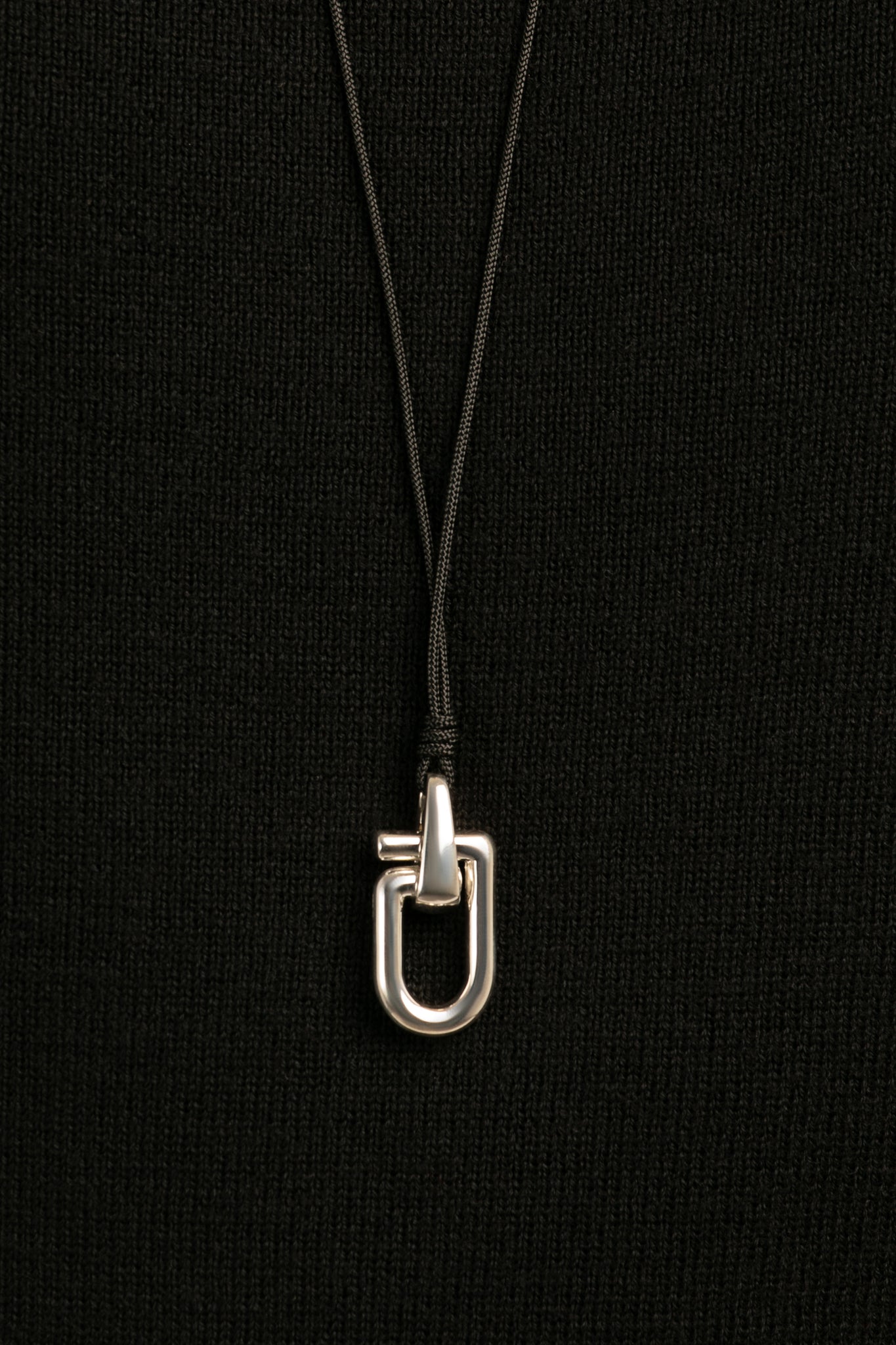 Reine Silver Cord Necklace