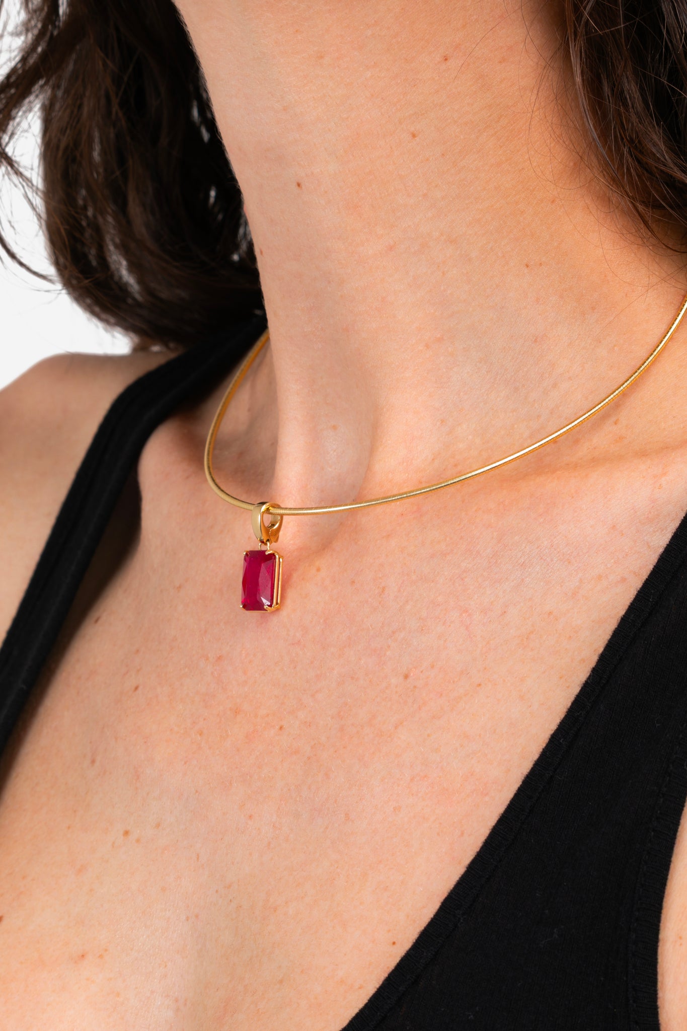 Cleo Necklace Ruby